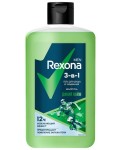 Гель для душа и умывания + шампунь, Rexona (Рексона) 490 мл Мен Дикий лайм 3 в 1