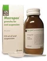 Макропен гран. д/сусп. д/приема внутрь 175 мг/5 мл 20 г 1 шт.