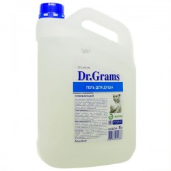 Гель для душа Dr.Grams Премиум освежающий 5 л канистра