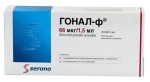 Гонал-Ф, раствор для подкожного введения 900 МЕ/1.5 мл (66 мкг/1.5 мл), 1.5 мл 1 шт шприц-ручки + 14 игл