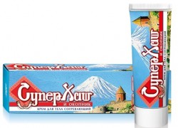 Крем для тела Акулья сила СуперХаш и окопник согревающий 50 мл