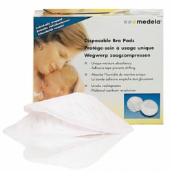 Прокладки-вкладыши в бюстгалтер для кормящих одноразовые Medela 60 шт.