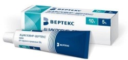 Ацикловир-Вертекс крем д/наружн. прим. 5% 10 г 1 шт.