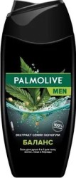 Гель для душа для мужчин Palmolive Мен Баланс экстракт семян конопли 4в1 (для тела волос лица и бороды) 250 мл
