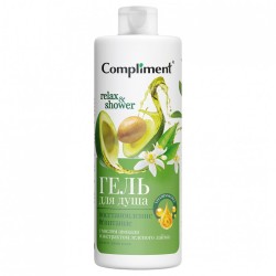 Гель для душа Compliment Восстановление и питание авокадо и лайм 400 мл
