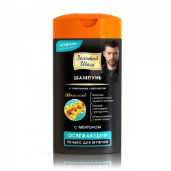 Шампунь для мужчин Золотой шелк освежающий 250 мл