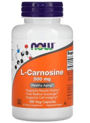 L-Карнозин Now 100 шт. капс. 500 мг
