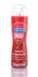 Гель-смазка интимный Durex Плей свит с ароматом и вкусом сладкой клубники 50 мл