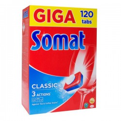 Таблетки для посудомоечных машин 120 шт. Somat Классик табс