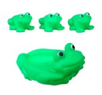 Игрушки для ванны в наборе, Крошка Я арт. 7072660 Мыльница лягушка и три лягушонка с пищалкой