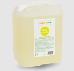 Гель для мытья посуды Freshbubble мята и лимон 5 л