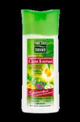 Бальзам-ополаскиватель Чистая линия Сила 5 трав для всех типов волос 240 мл