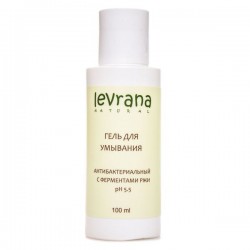 Гель для умывания Levrana natural антибактериальный с ферментами ржи 100 мл
