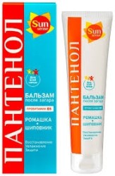 Бальзам после загара Сан Сенс Пантенол ромашка + шиповник провитамин В5 100 мл