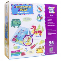 Игрушка Kribly Boo Джигги конструктор отверточный животные 96 элементов