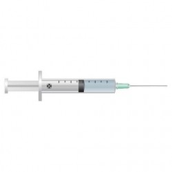 Шприц одноразовый трехкомпонентный с иглой 1 шт. 2 мл