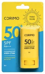 Крем-стик солнцезащитный Corimo с гиалуроновой кислотой SPF50+ 16 г