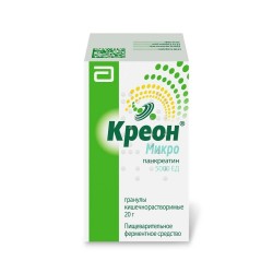 Креон микро гран. кишечнораств. 5000 ЕД 20 г 1 шт.