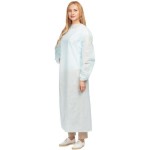 Халат хирургический стерильный, р. 56-58 пл. 42/40 140 см ламинированный рукав на манжете голубой инд. уп.