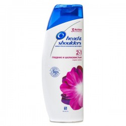 Шампунь и бальзам-ополаскиватель Head & Shoulders 2 в 1 Гладкие и шелковистые против перхоти 200 мл