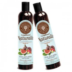 Гель для душа Compliment Натуралис смягчающий земляника и инжир 335 мл