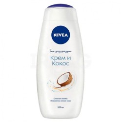 Гель-уход для душа Nivea крем и кокос с маслом жожоба 500 мл