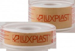 Лейкопластырь, Luxplast (Люкспласт) р. 5мх2.5см фиксирующий на тканевой основе катушка