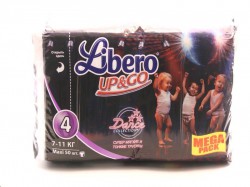 Подгузники-трусики 46+4 шт. Libero ап энд гоу макси 7-11кг