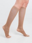 Гольфы компрессионные женские, Эласма р. 2 арт. С-501 1 класс компрессии на хлопковой основе бежевые