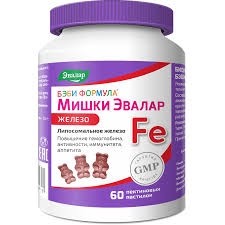 Бэби Формула мишки железо 60 шт. паст. жев.