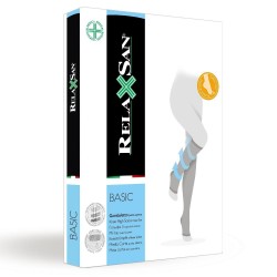 Гольфы компрессионные Relaxsan Бейсик 2 класс компрессии 22-27 мм с открытым носком р. 2 телесные 280 den