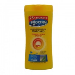Молочко солнцезащитное Биокрим SPF 15 160 мл