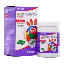 Бэби Формула мишки кальций 30 шт. паст. жев.