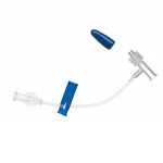 Т-порт коннектор, арт. 12410151 10 см соединительная линия для синхронной инфузии луер-лок с заглушкой