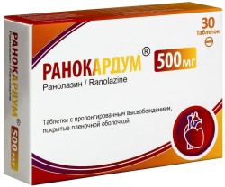 Ранокардум табл. п/о пленочной с пролонг. высвоб. 500 мг 30 шт.