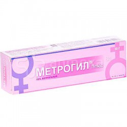 Метрогил Плюс гель ваг. 30 г 1 шт.
