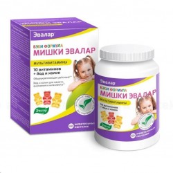 Бэби Формула мишки Мультивитамины йод и холин 60 шт. паст. жев.