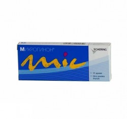 Микрогинон табл. п/о 150 мкг+30 мкг 21 шт.