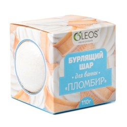 Бурлящий шар для ванны Oleos пломбир