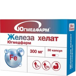 Железа хелат 30 шт. капс. 300 мг