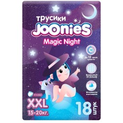 Подгузники-трусики 18 шт. Joonies Мэджик найт 15-20 кг р. XXL
