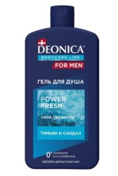 Гель для душа Deonica Фо мен Повер Фреш 750 мл