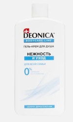 Гель-крем для душа Deonica Нежность и уход 750 мл